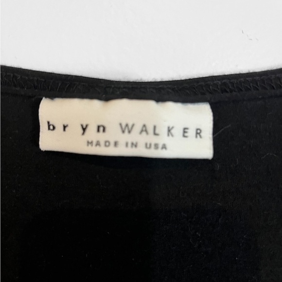 Bryn Walker asymmetrical black sleeveless tank bamboo/organic cotton size M - Picture 10 of 10